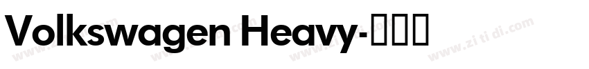 Volkswagen Heavy字体转换 Volkswagen Heavy字体转换